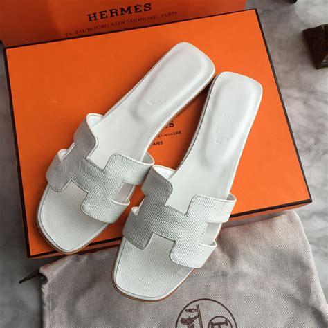 hermes slippers woman